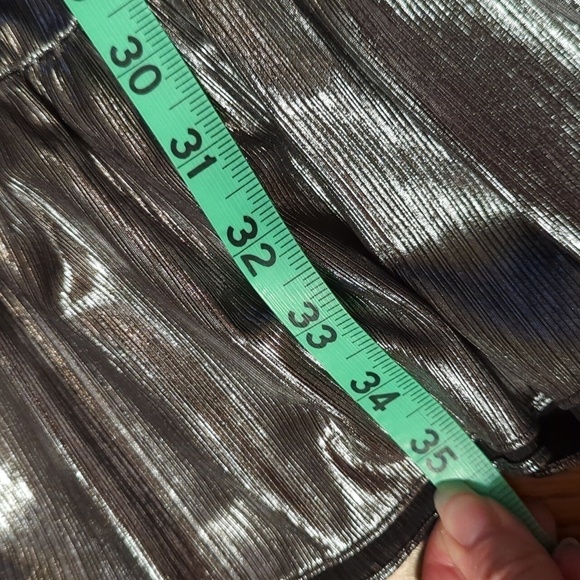 REBECCA MINKOFF ollie dress gunmetal metallic mini large - Picture 15 of 15